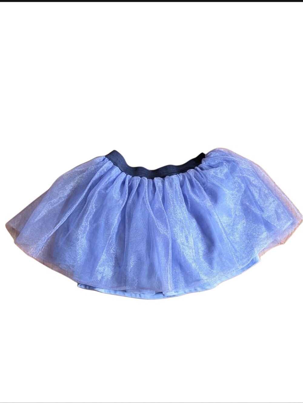 Disney Frozen Girls 5T Periwinkle Blue Tulle Ballerina Layered Fun Play Skirt